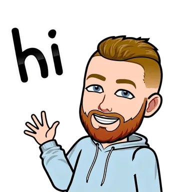 Bitmoji avatar of the author.