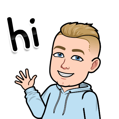 Bitmoji avatar of the author.